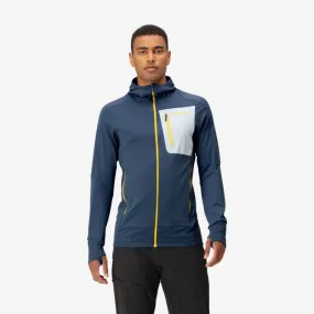 Norrona Falketind Power Grid Hood - Fleece Jacket - Men