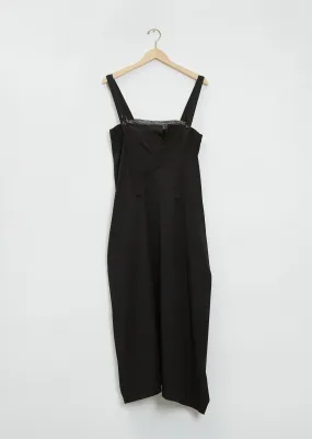 O- Asymmetrical Shoulder Strap Dress