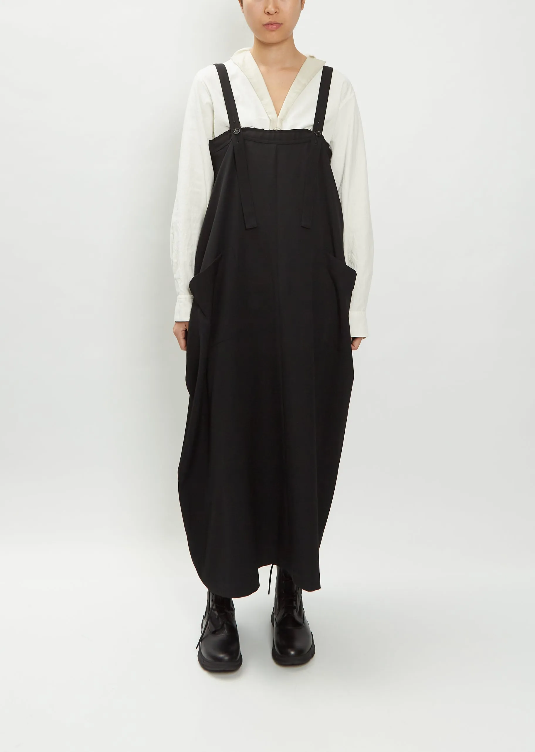 O- Asymmetrical Shoulder Strap Dress