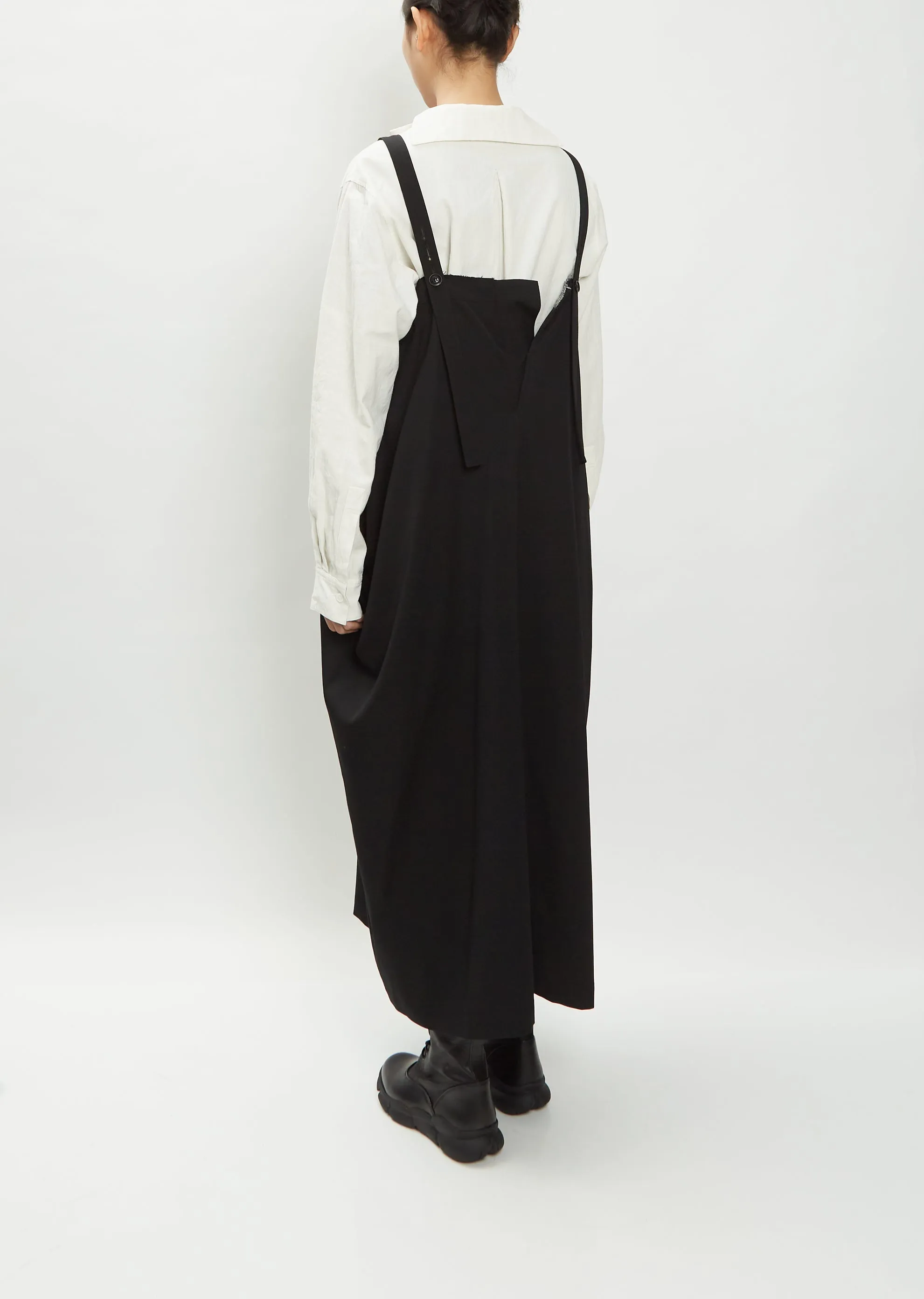 O- Asymmetrical Shoulder Strap Dress