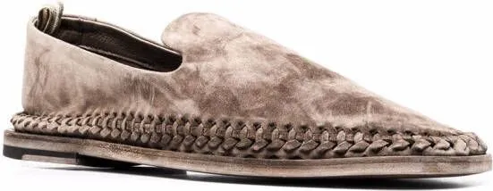 Officine Creative Miles suede espadrilles Brown