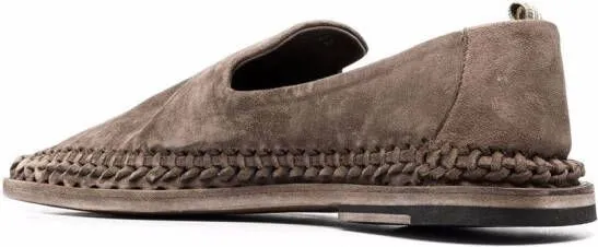 Officine Creative Miles suede espadrilles Brown