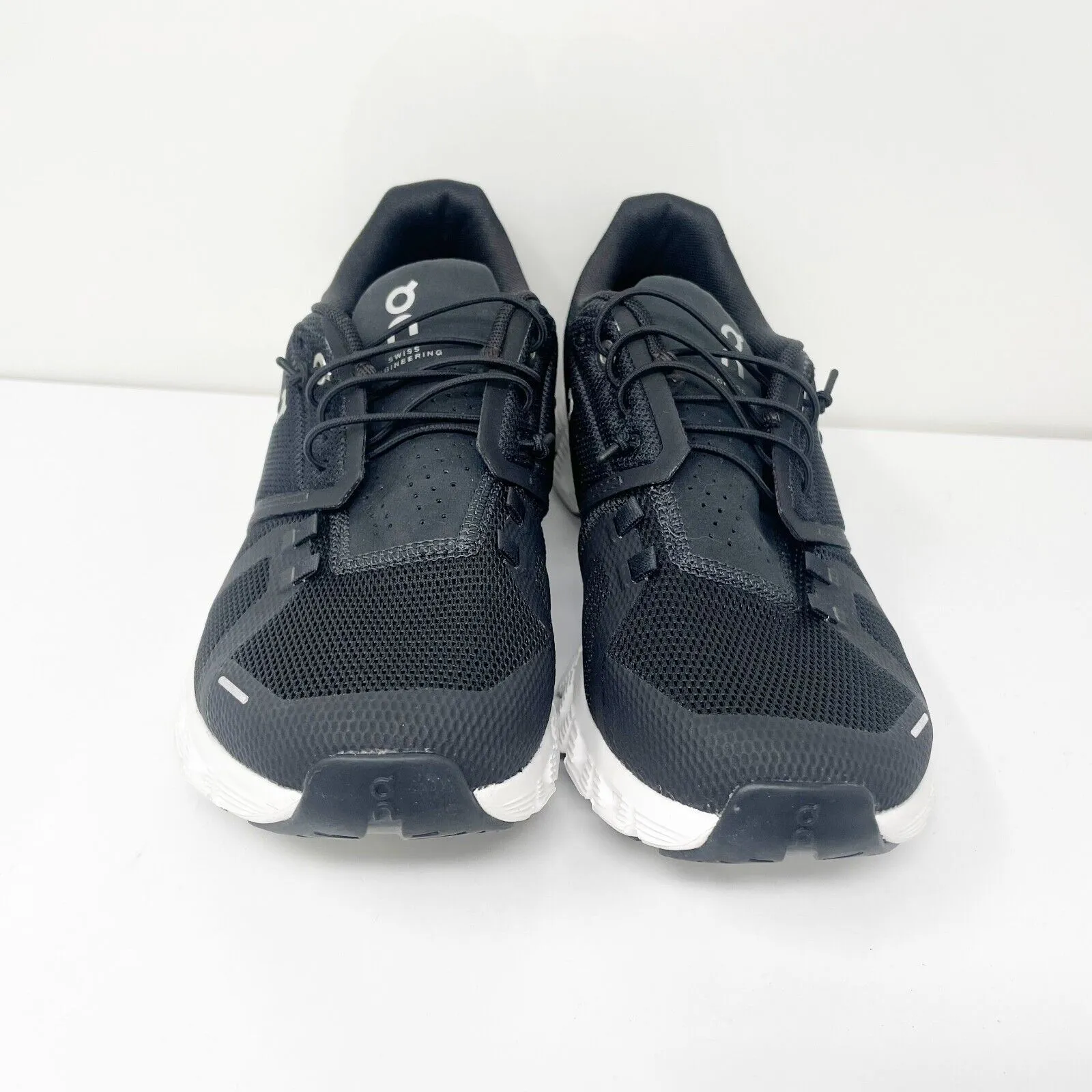 On Womens Cloud 5 Black Running Shoes Sneakers Size 8.5