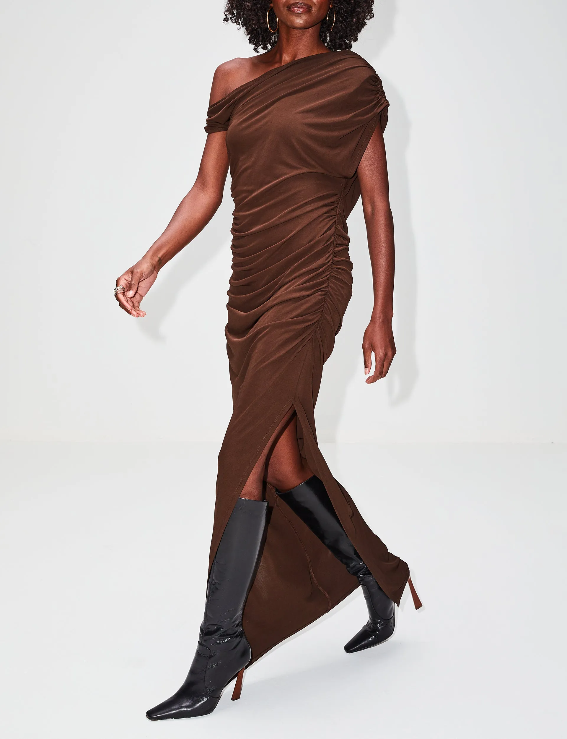 Ruched Maxi Dress