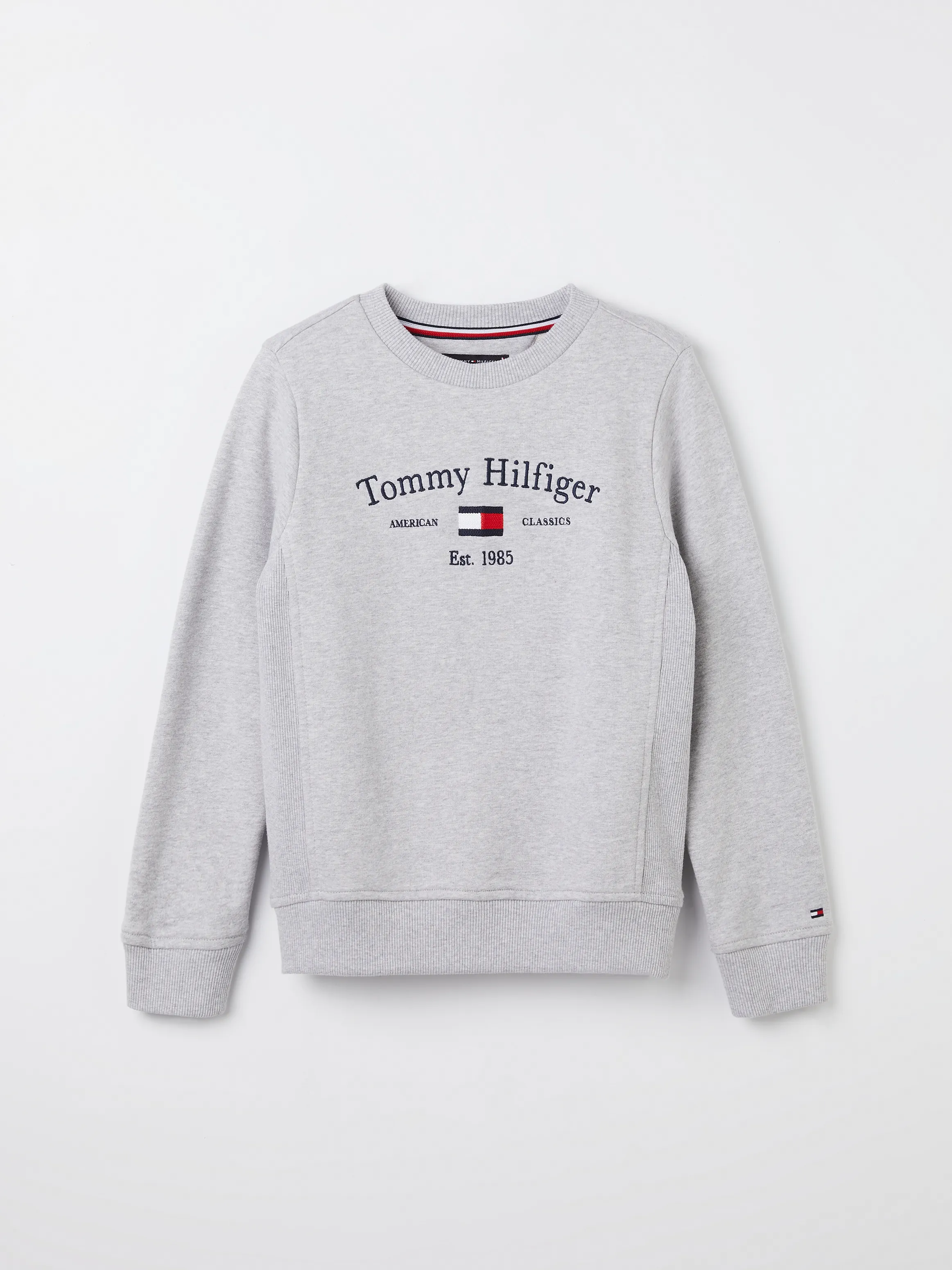 Tommy Hilfiger Organic Logo Crew Neck Jumper - Shop Jumpers