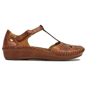 P. Vallarta Leather Women's Flat Sandals