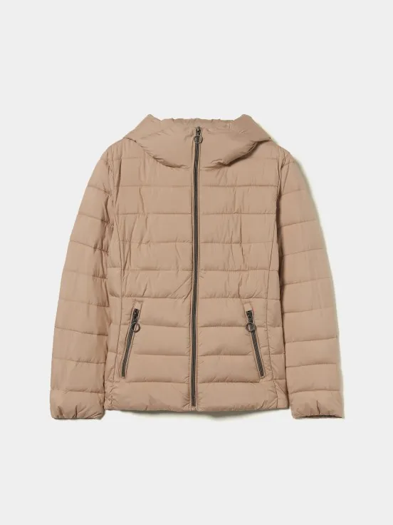 Padded jacket hood