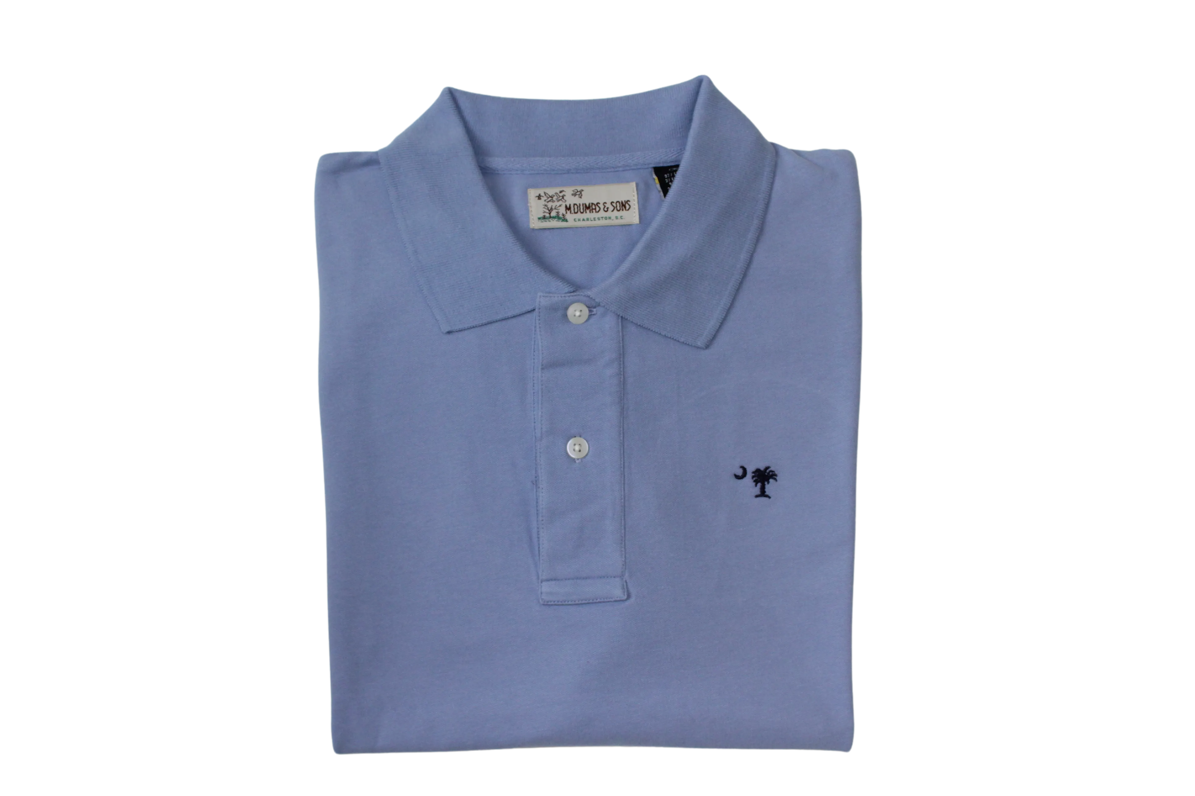 Palmetto Polo- Periwinkle