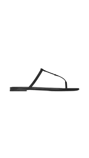 Patent Leather Black Cassandre Slides