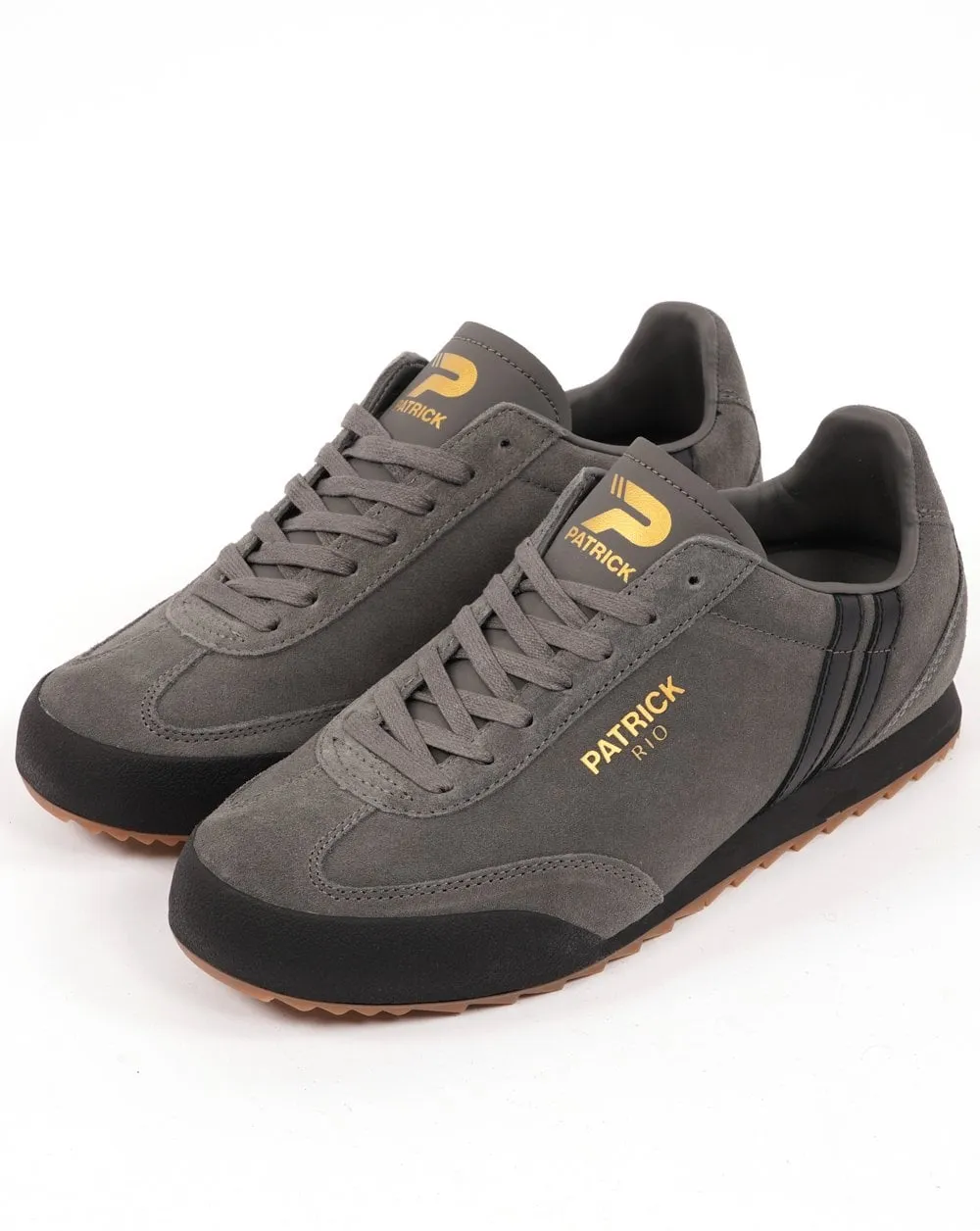 Patrick Rio Trainers Charcoal / Black