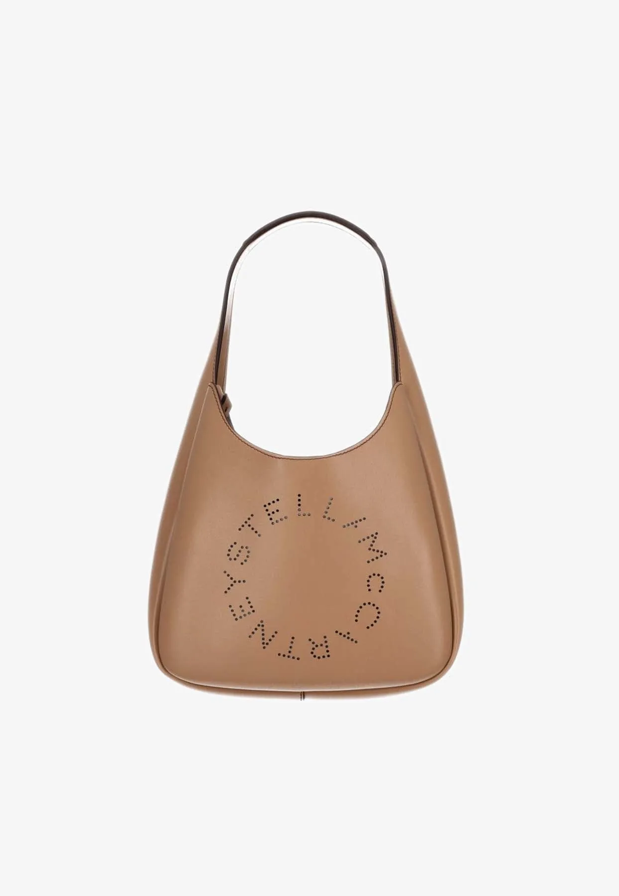 Perforated Logo Slouchy Shoulder Bag