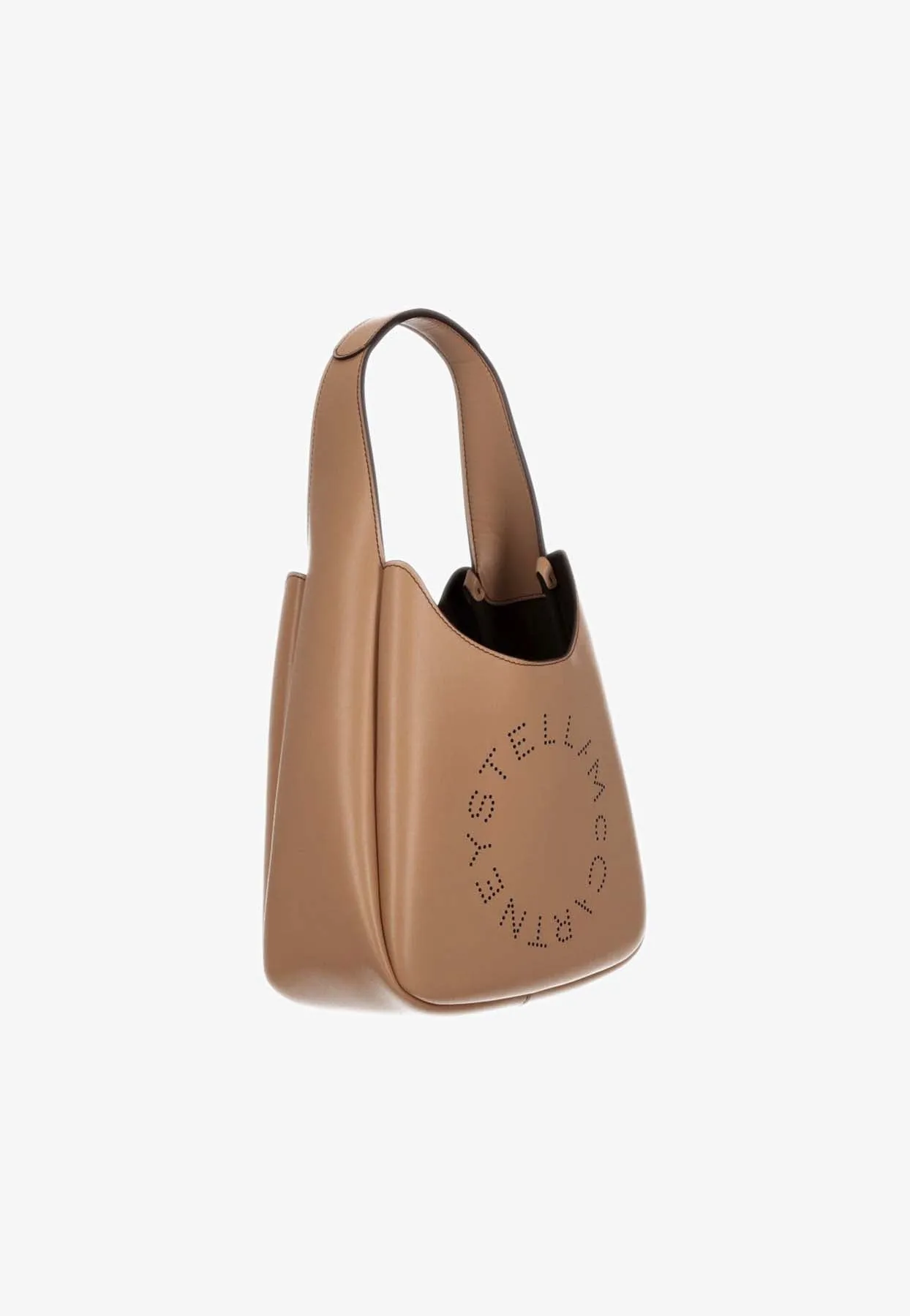 Perforated Logo Slouchy Shoulder Bag