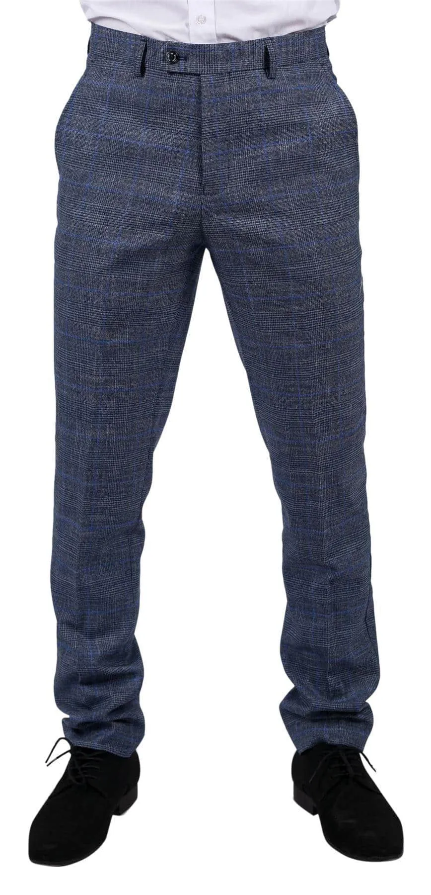 Phantom - Men's Blue Check Trousers