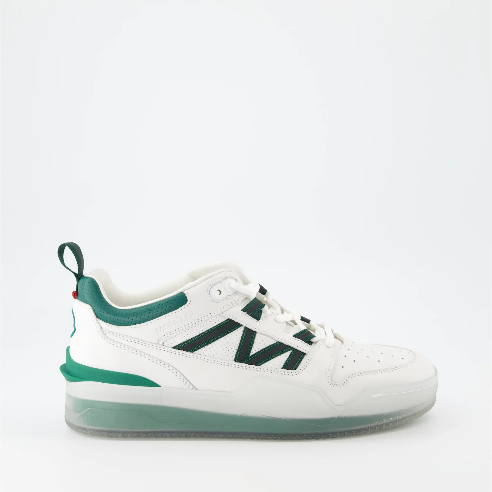 Pivot White-Green Sneakers