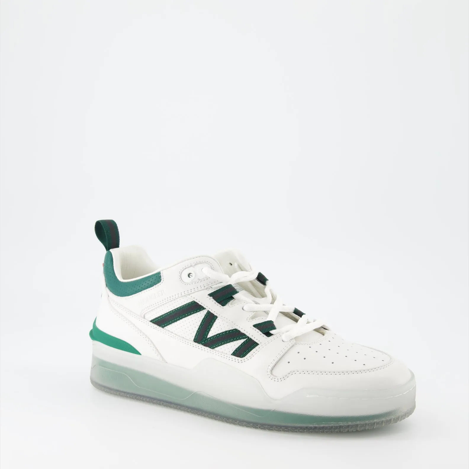 Pivot White-Green Sneakers