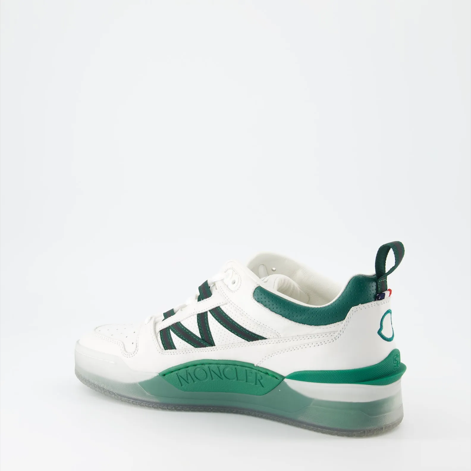 Pivot White-Green Sneakers