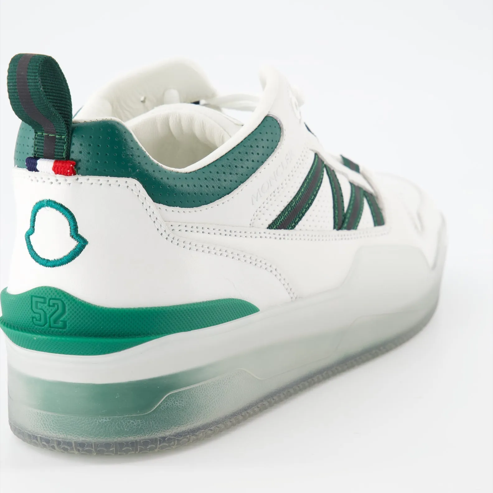 Pivot White-Green Sneakers