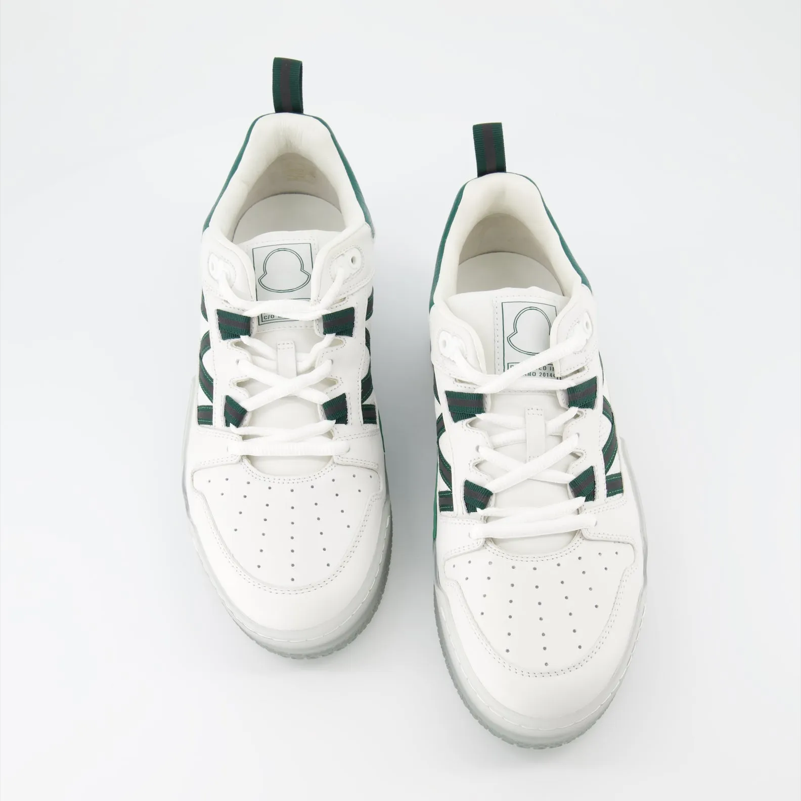 Pivot White-Green Sneakers