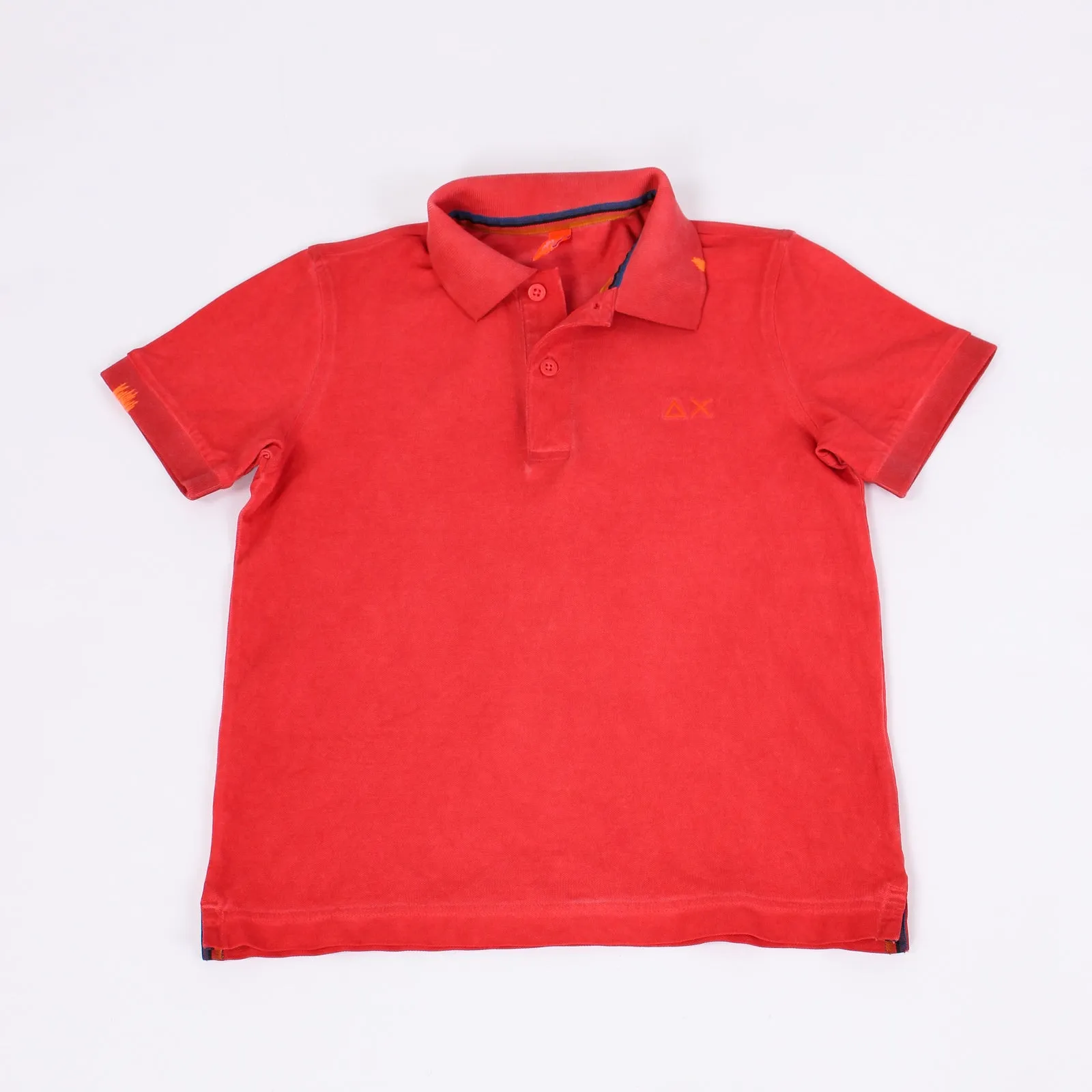 Washed Raspberry Cotton Polo