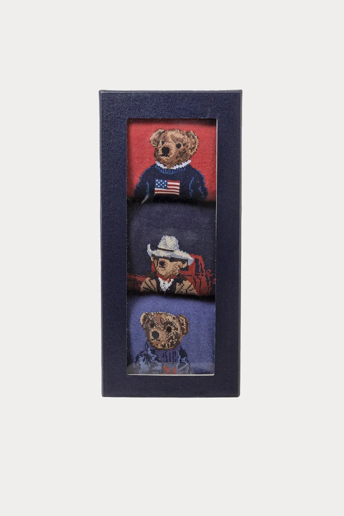 Polo Ralph Lauren 3'lü Paket Polo Bear orap