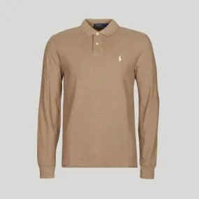 Polo Ralph Lauren Classic Long Sleeve Polo Shirt | Brown-710680790100 -kular fashion