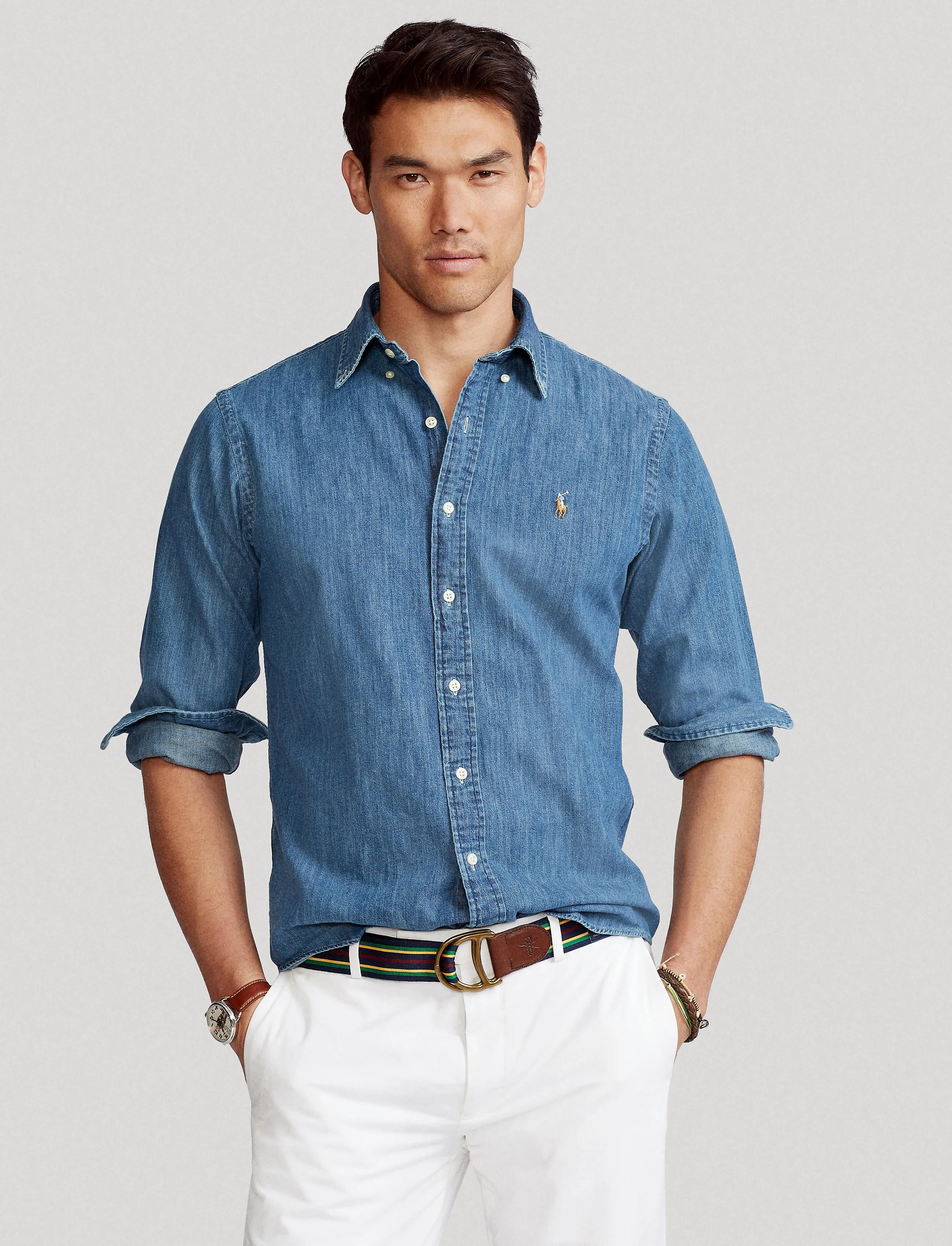 Polo Ralph Lauren Custom Fit Denim Shirt Denim