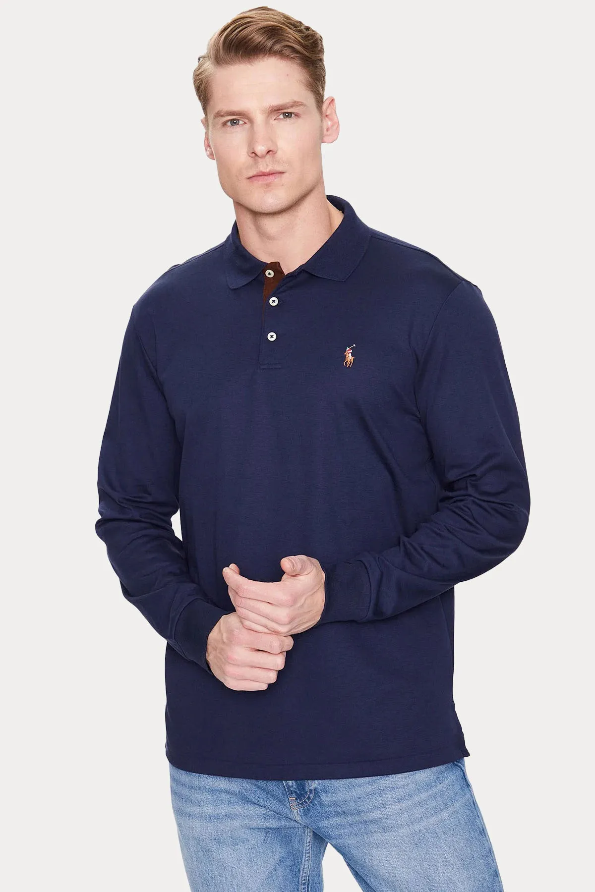 Polo Ralph Lauren Custom Slim Fit Polo Yaka T-shirt