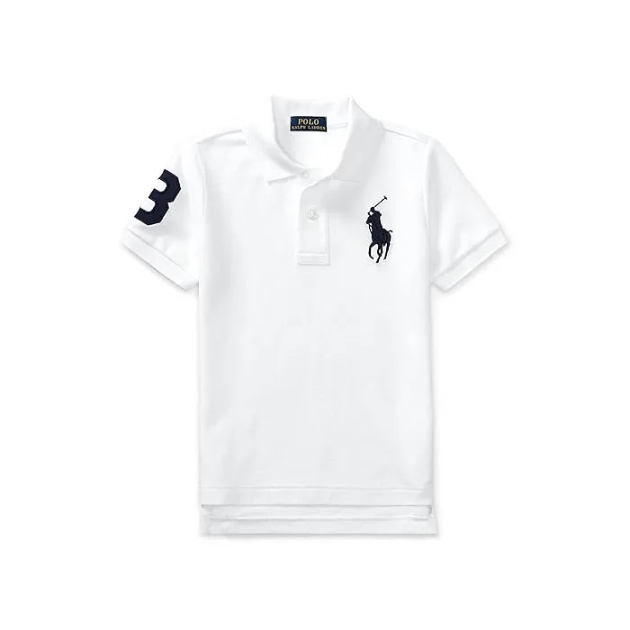 Polo Ralph Lauren Kids Big Pony Cotton Mesh Polo Shirt (Toddler)