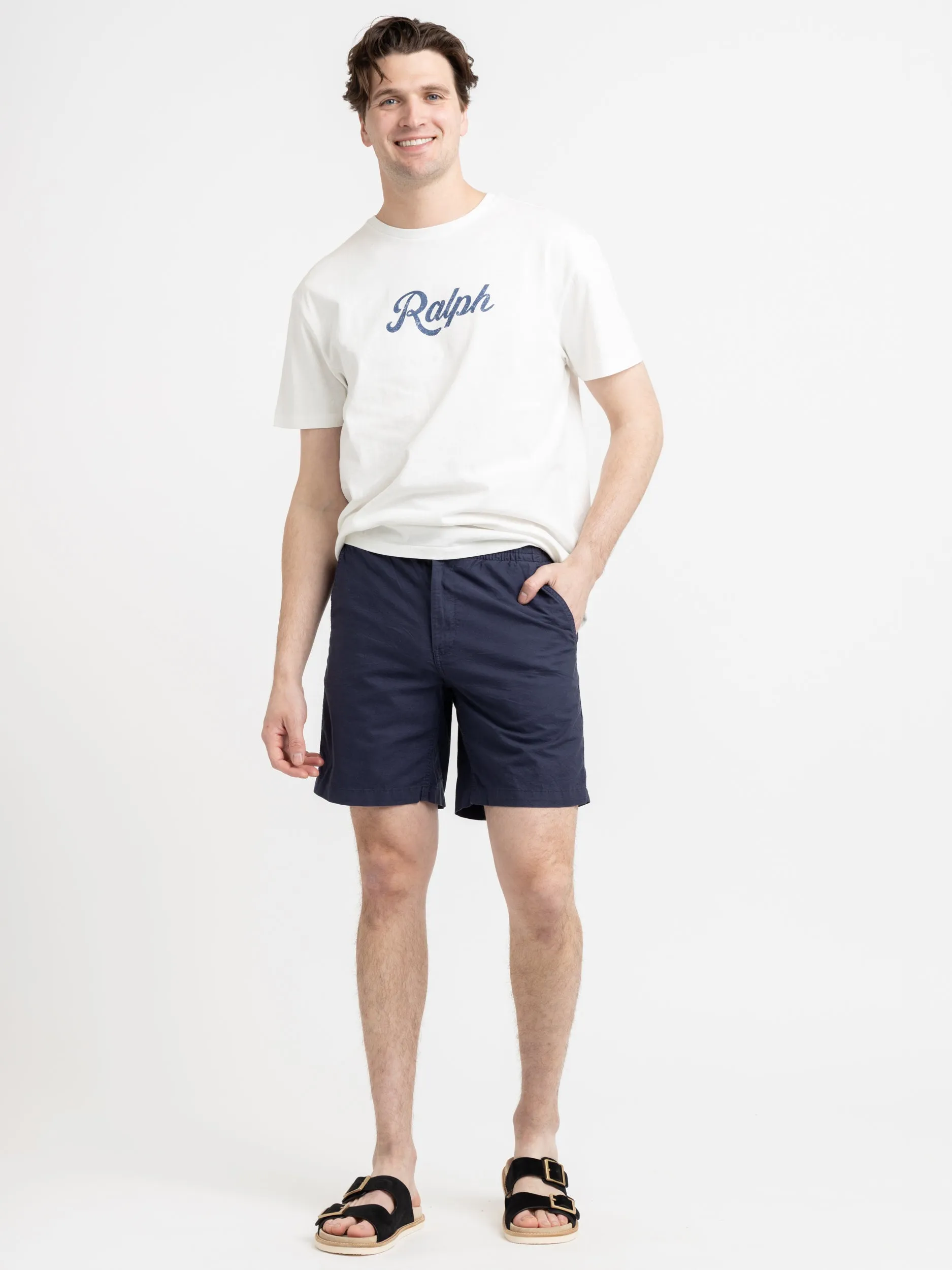 Polo Ralph Lauren Navy 8-Inch Polo Prepster Oxford Short