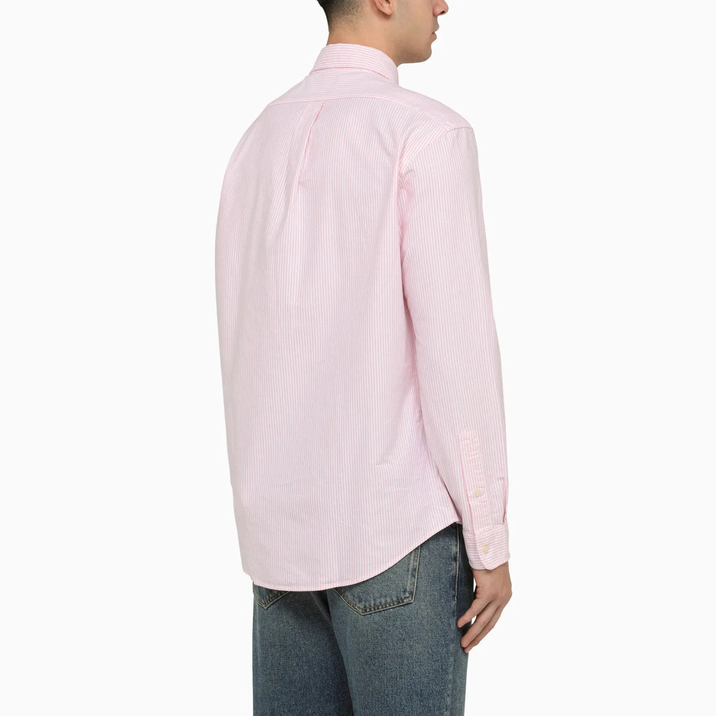 Polo Ralph Lauren    Polo Ralph Lauren Pink/White Striped Cotton Shirt