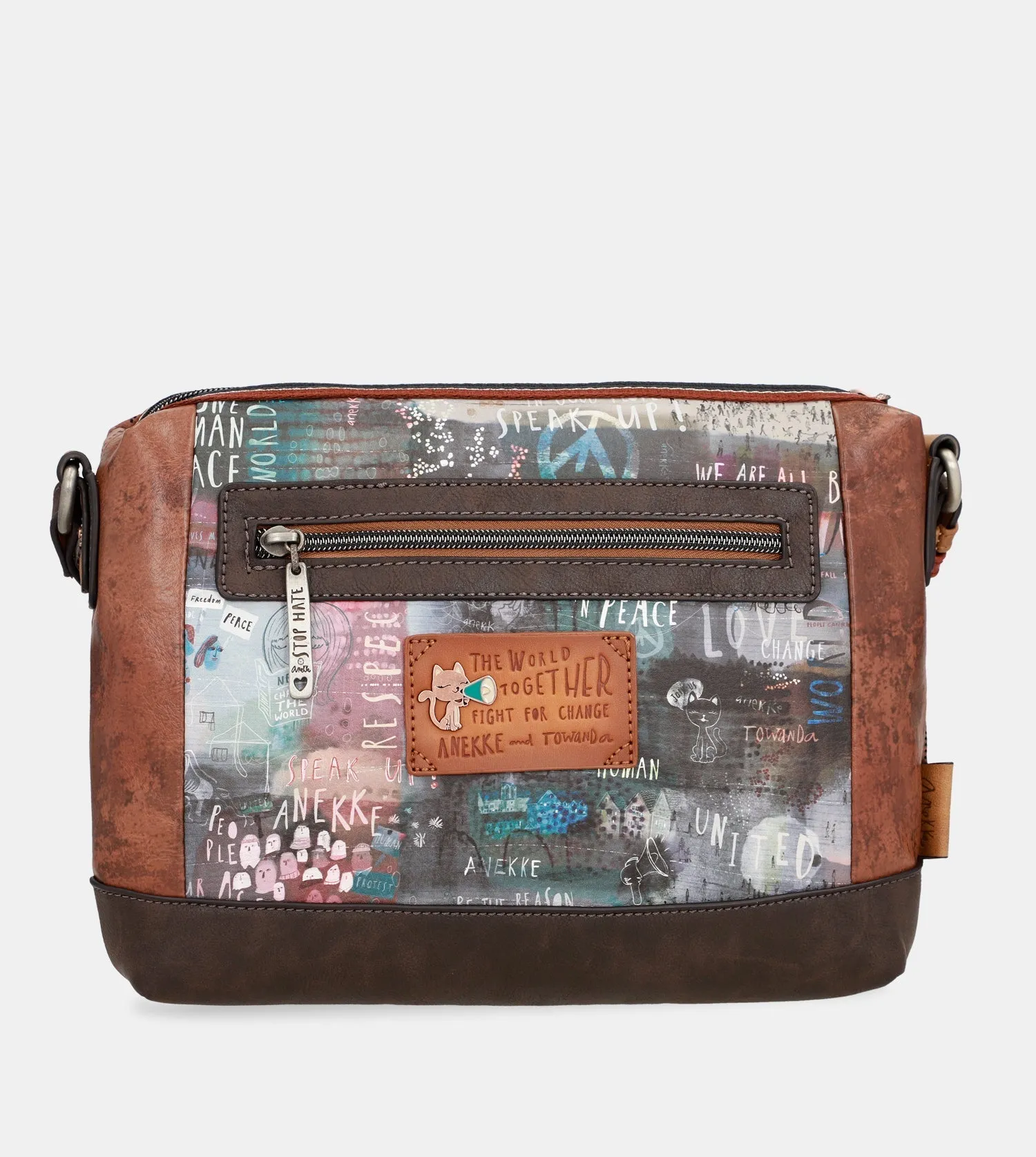 Printed shoulder bag Voice