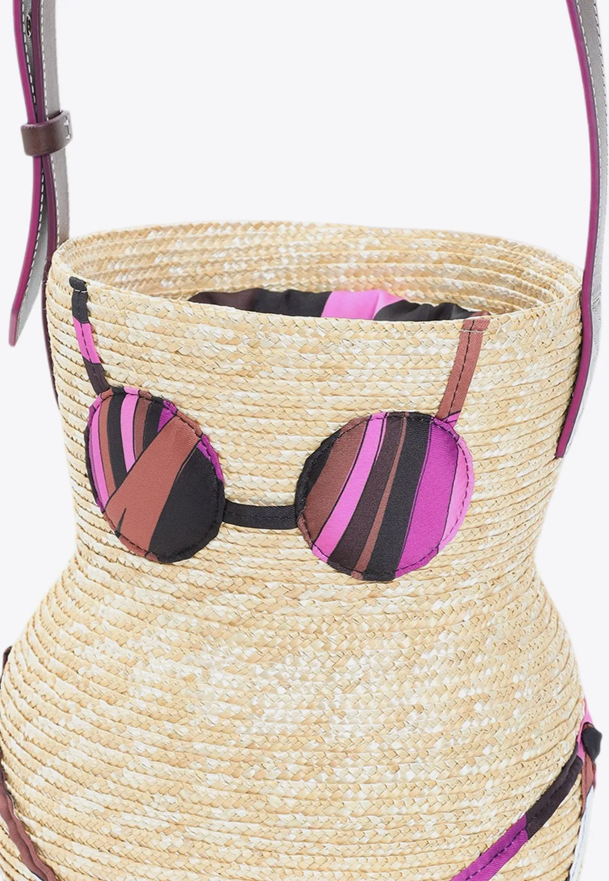 Puccinella Raffia Shoulder Bag