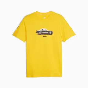 Puma Men's Porsche Graphic Tee Yellow