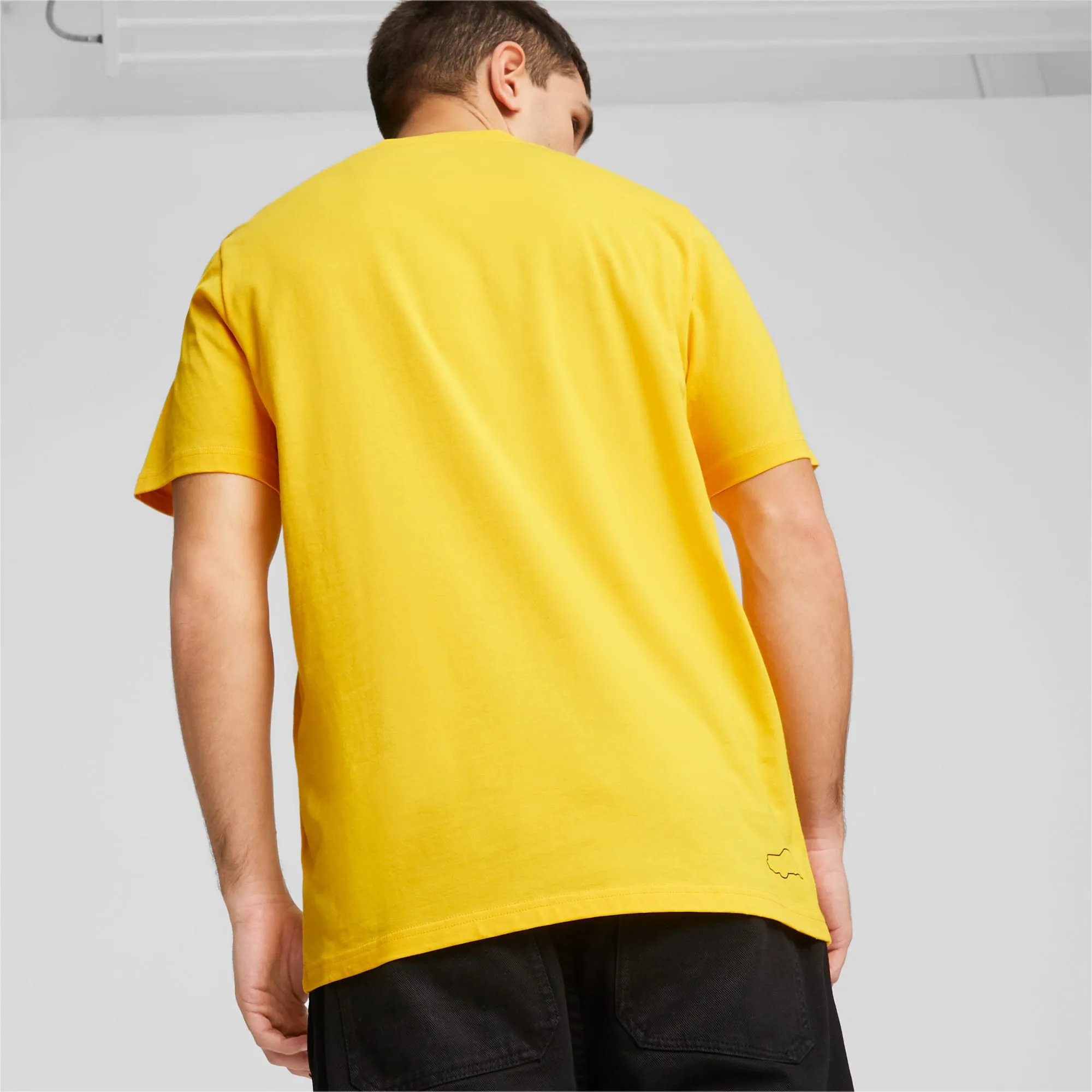 Puma Men's Porsche Graphic Tee Yellow