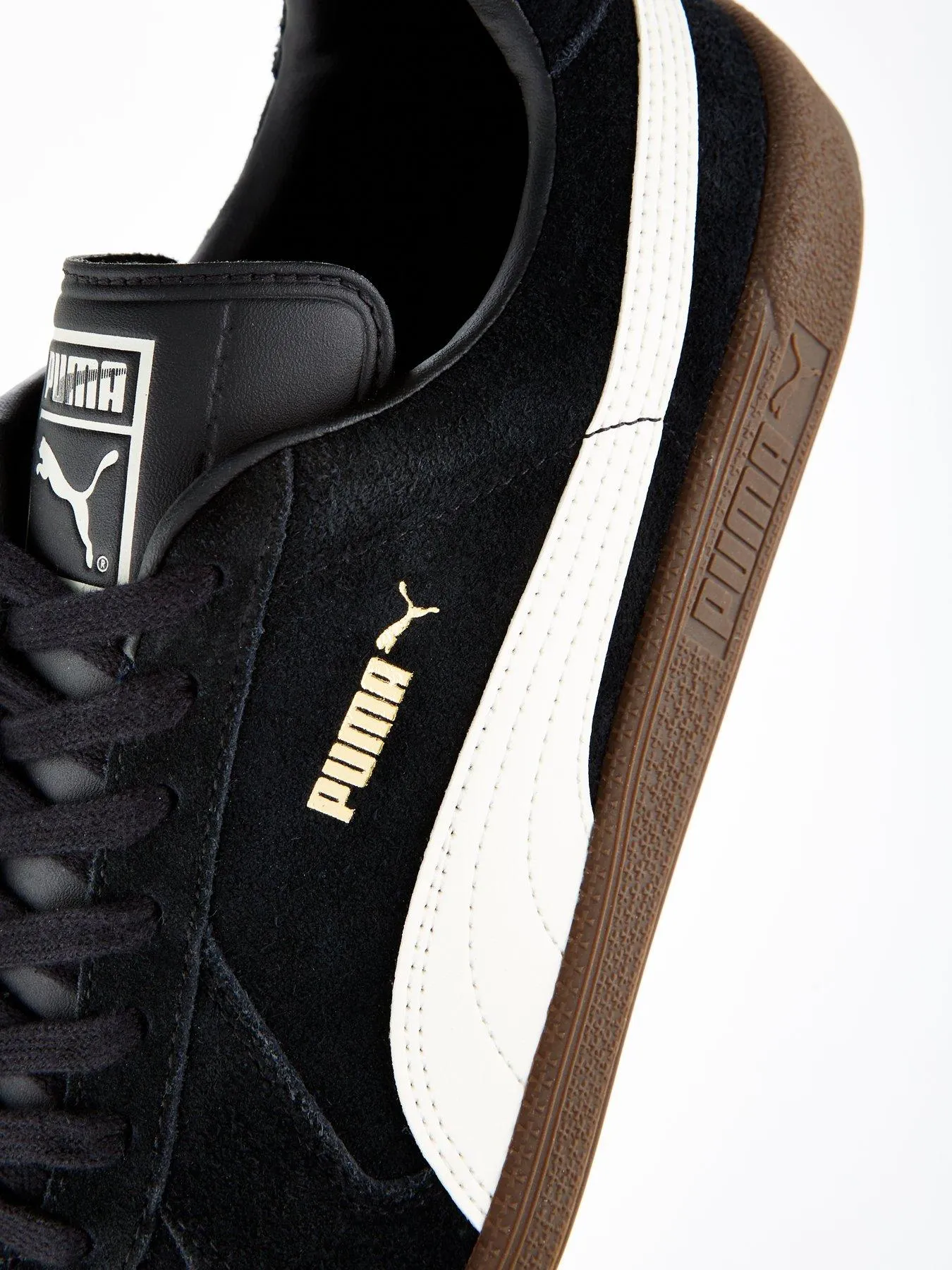 Puma Men'sSuede Army Trainers - Black