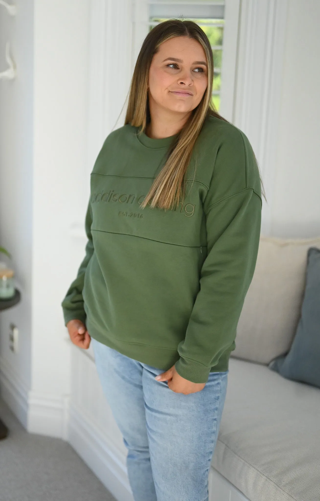 Quinn Sweatshirt - Moss