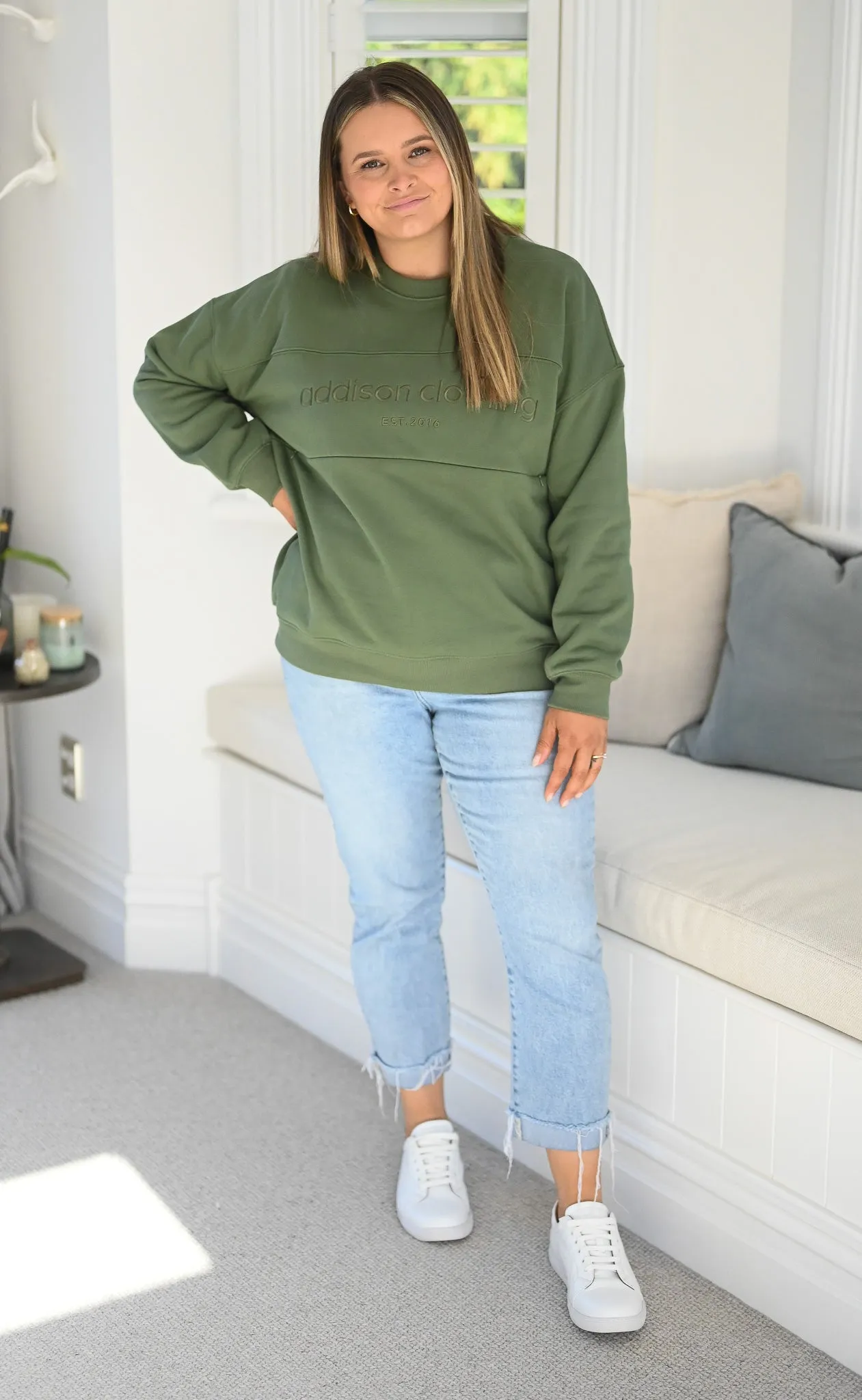 Quinn Sweatshirt - Moss