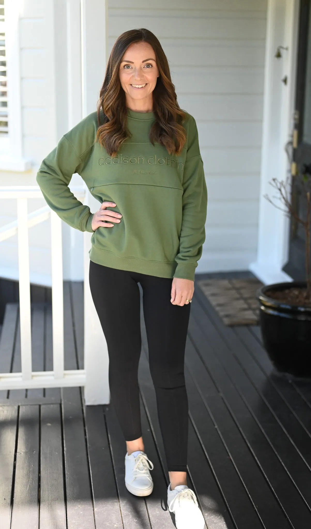 Quinn Sweatshirt - Moss