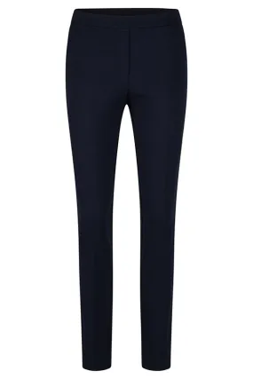 Rabe & LecomteBLUE CONTRASTING ELASTIC WAISTBAND BASIC TROUSERS