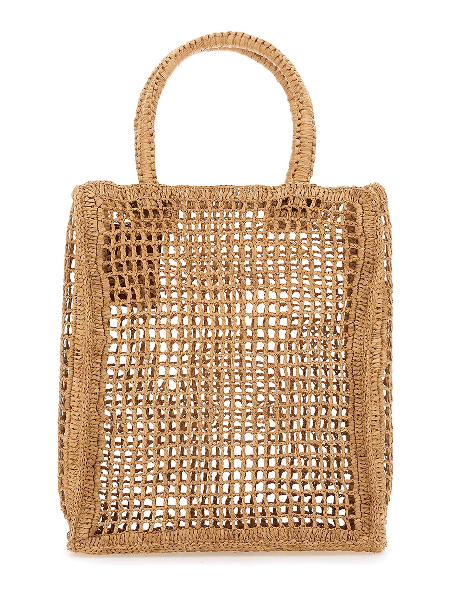 RAFFIA MESH BAG by MANEBI