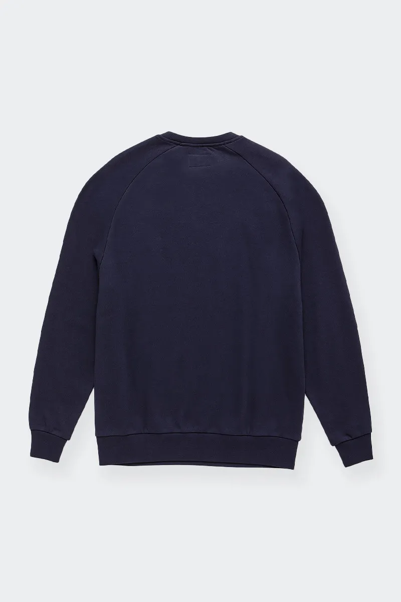 Blue Raglan Sleeve Sweatshirt