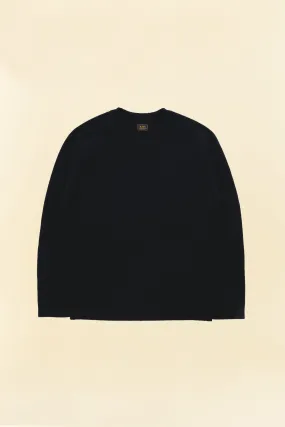 Rats Wool Cashmere Crew Neck Knit - Black