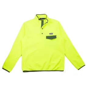 Recycled Poly Snap Mock Neck Voyager Sweatshirt (Safety Yellow)