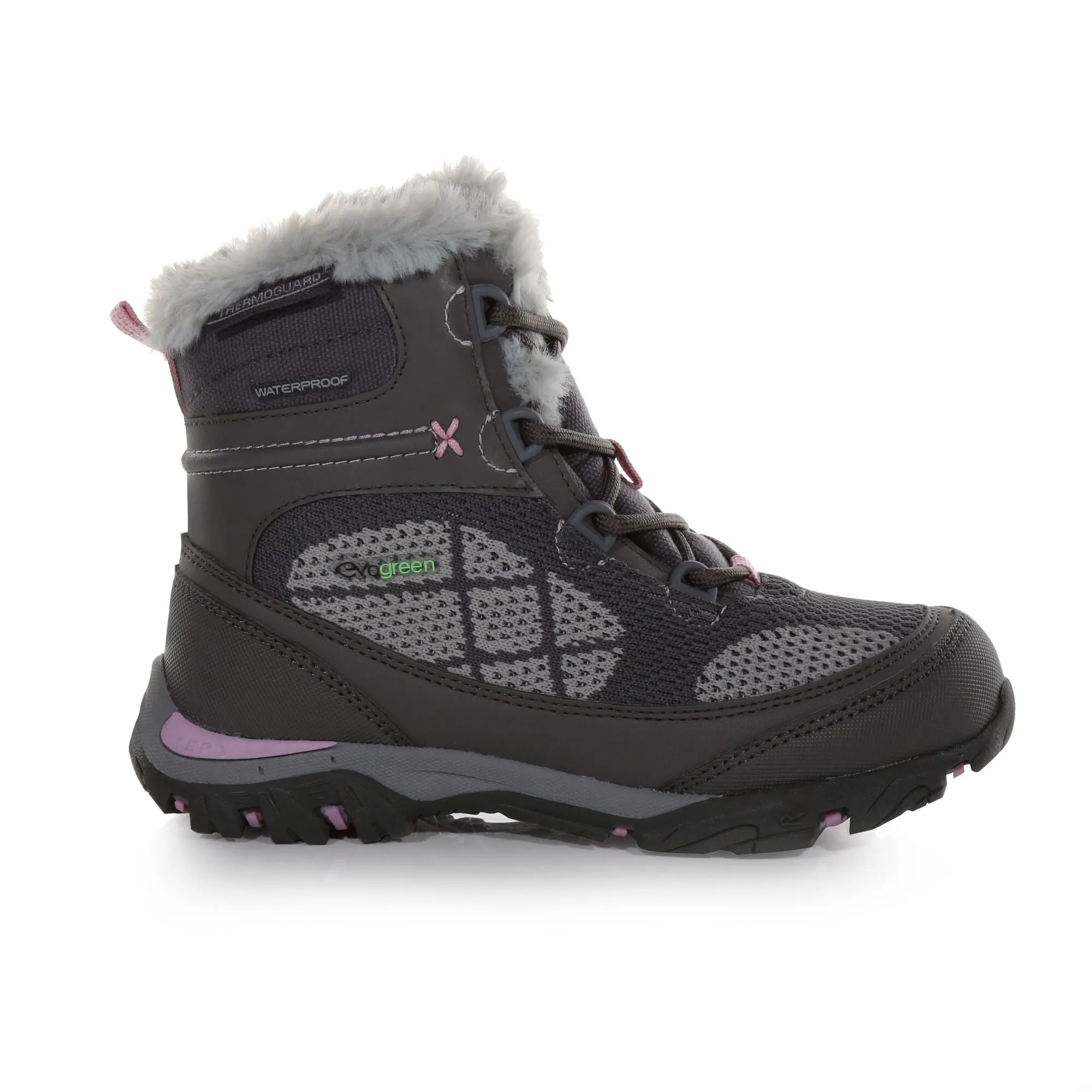 Regatta Kids Hawthorn Evo Faux Fur Walking Boots