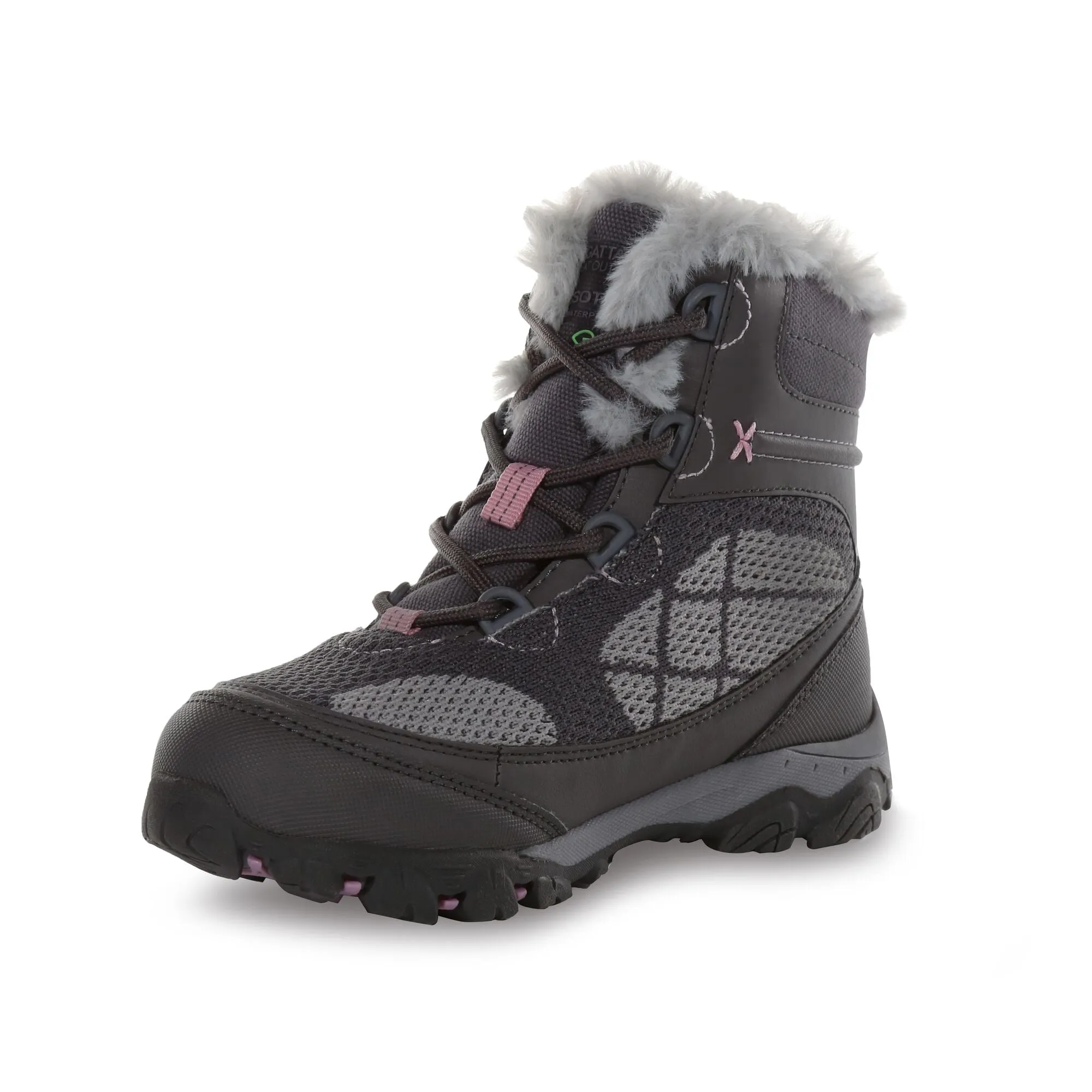 Regatta Kids Hawthorn Evo Faux Fur Walking Boots