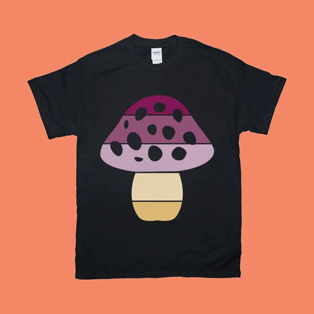 Retro Mushroom Sunset T-Shirts