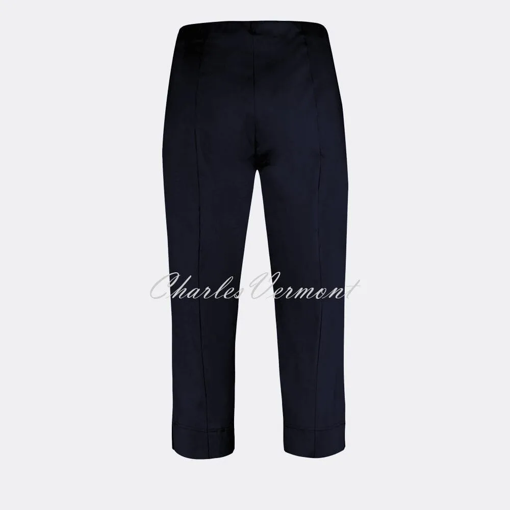 Robell Marie 07 Capri Trouser Navy 51576-5499-69