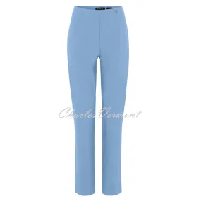 Light Blue Robell Marie Full Length Trouser 51412-5499-611