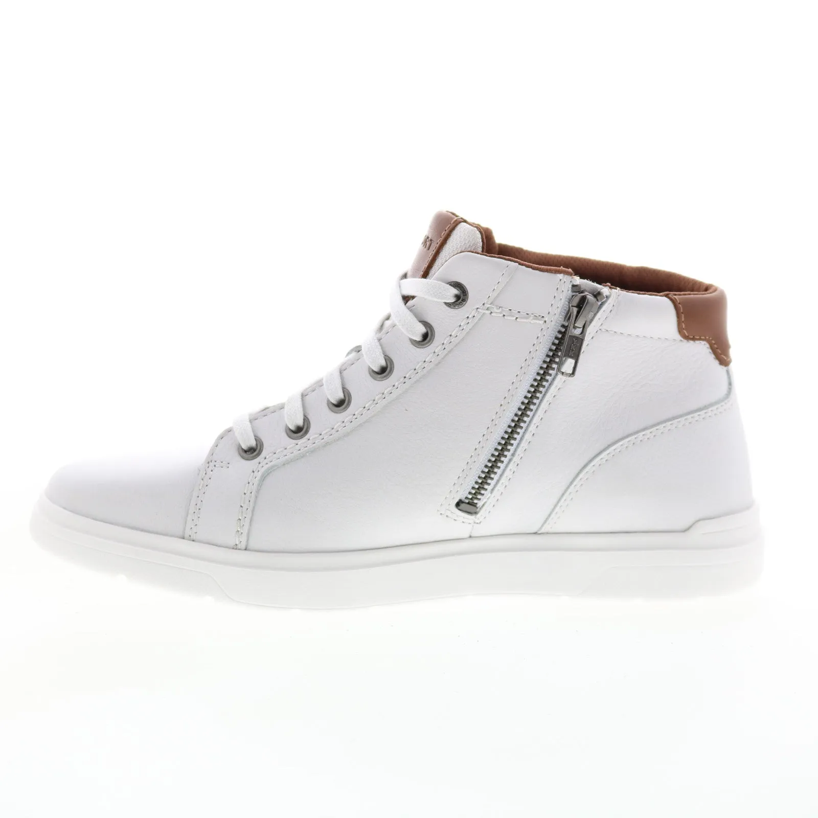 Rockport White Men's Chukka Boots - Total Motion Lite Zip Chukka.