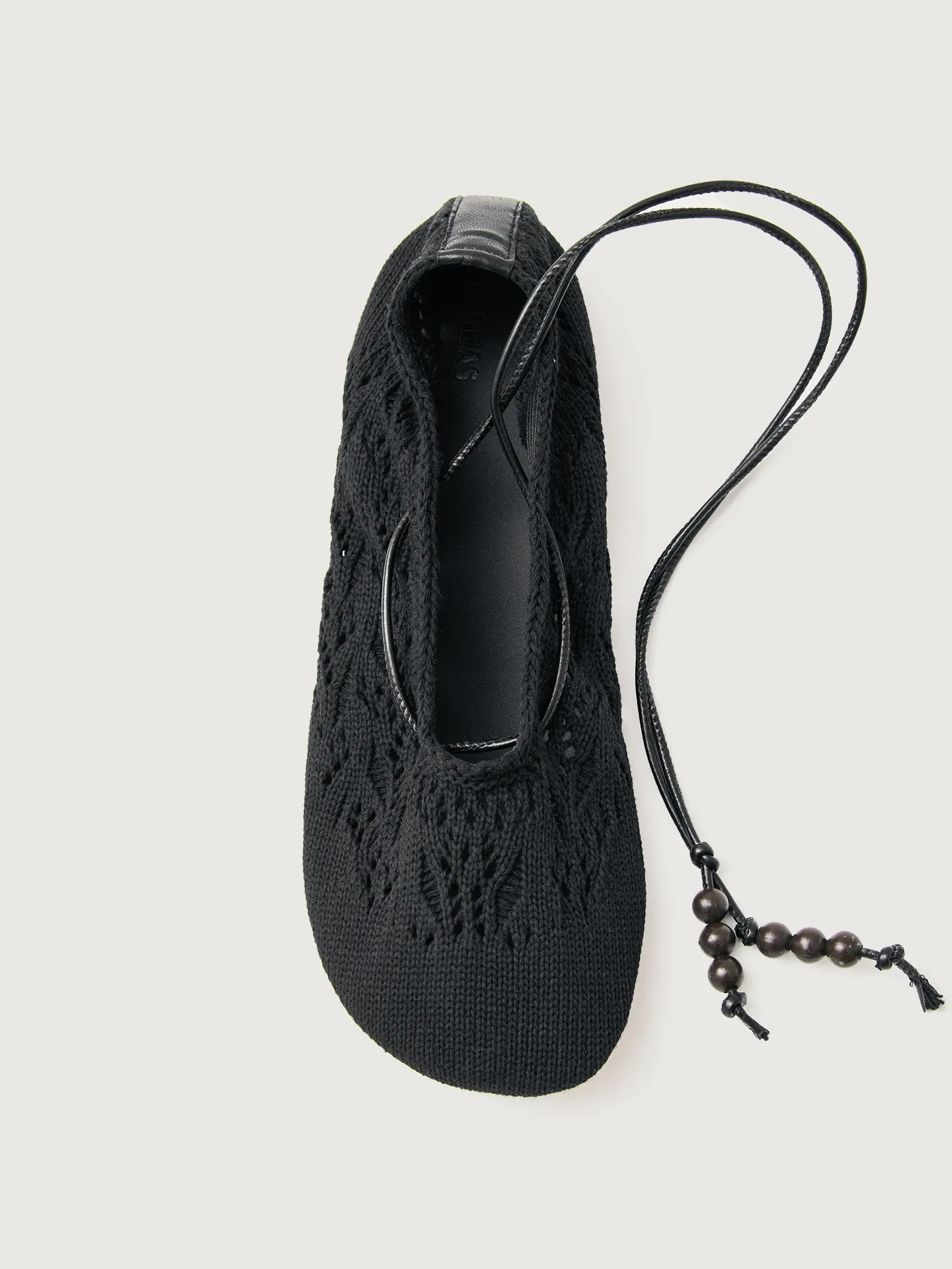 Rosemary Crochet Flat - Black